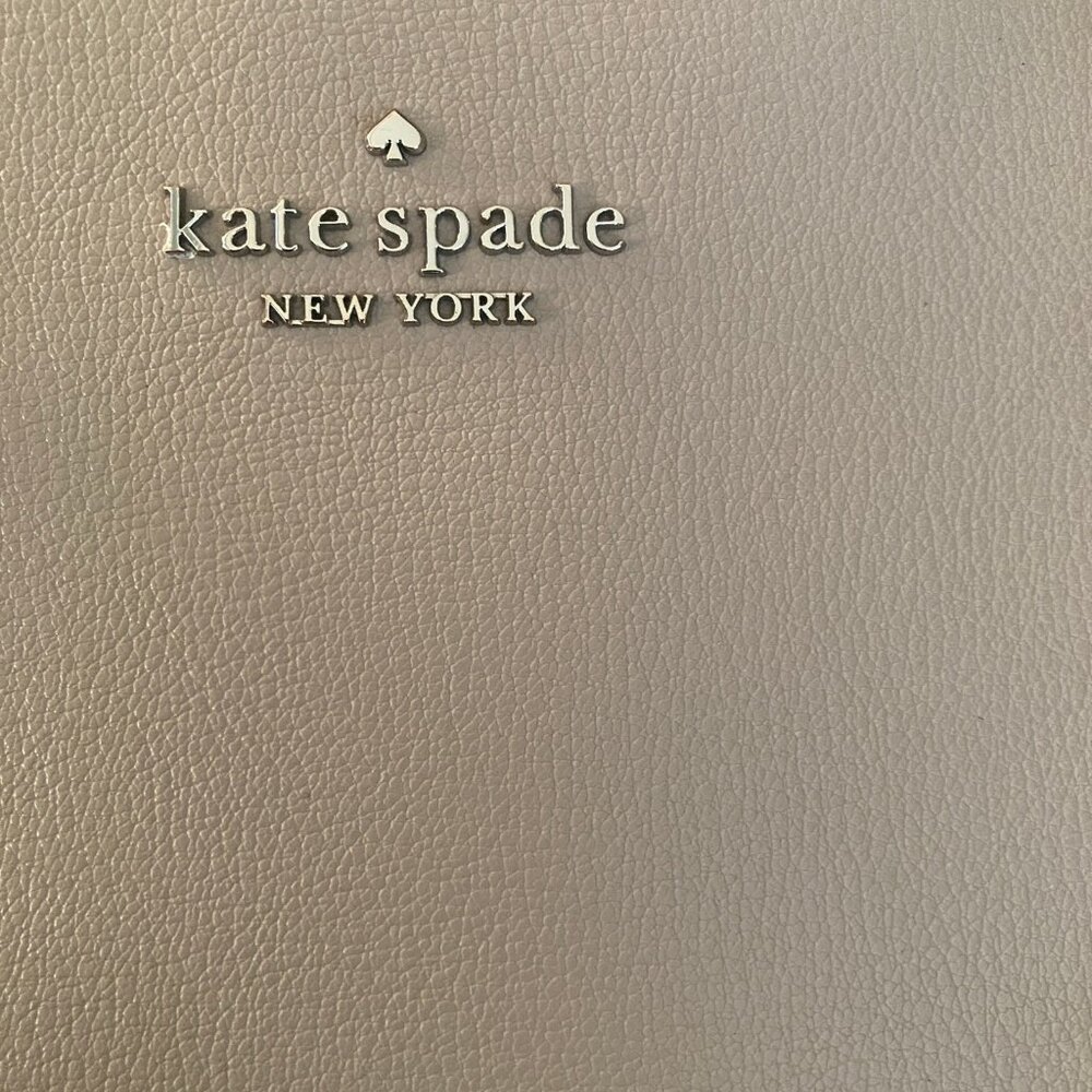 Kate Spade Tote Bag Leather Pale Pink 11x10.5x6 - Picture 8 of 16